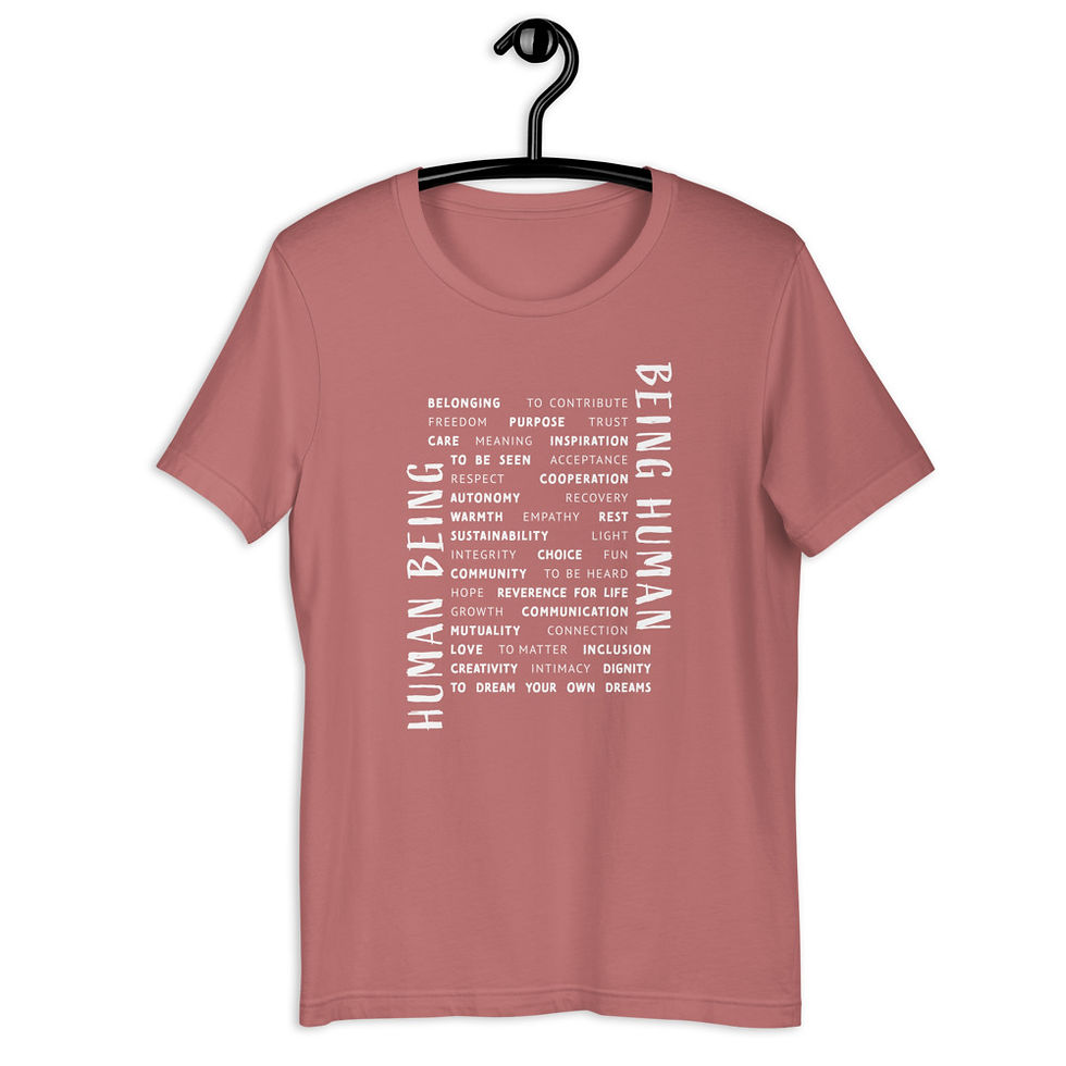 Miniatyrbild: Human Being unisex t-shirt