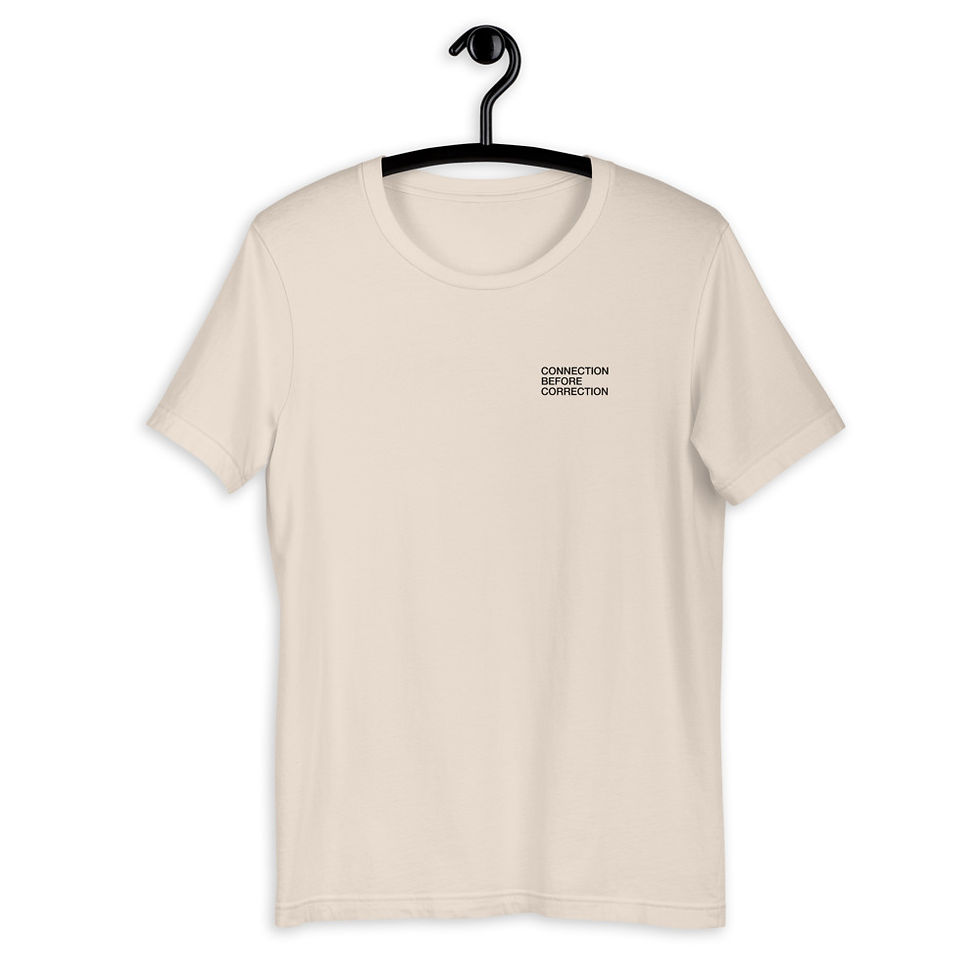 Thumbnail: Connection before correction T-shirt Unisex