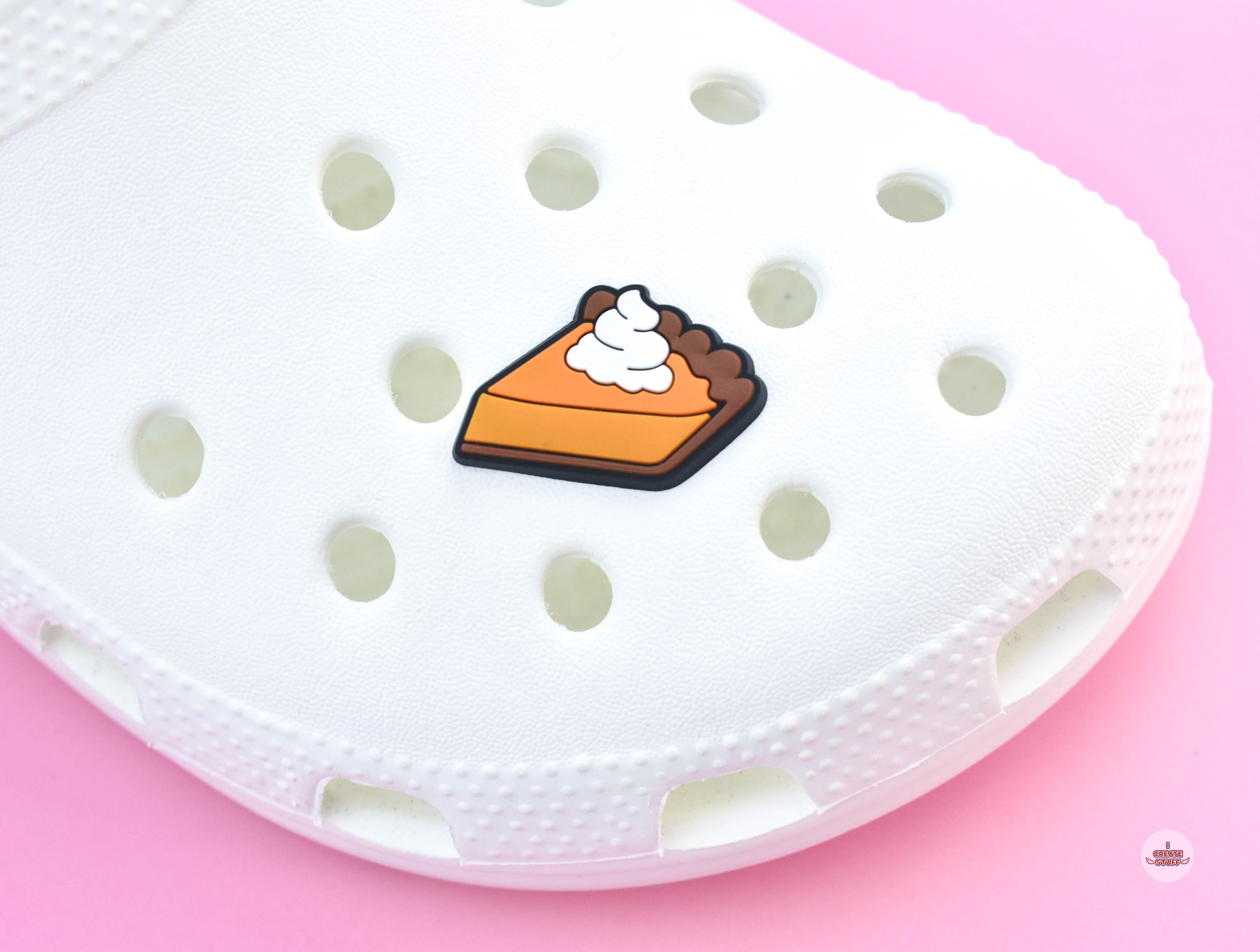 Pumpkin Pie Croc Charm