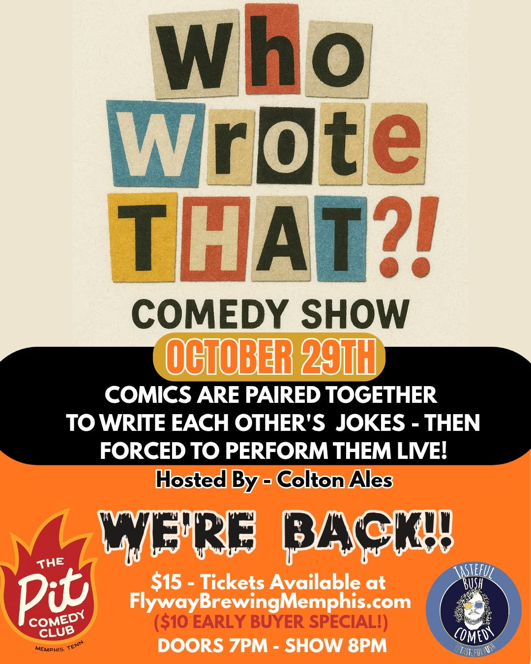 The Pit Spooky Club Presents: Who Wrote That?