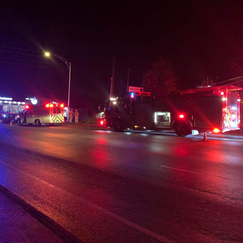 Accident impliquant deux véhicules à Sherbrooke