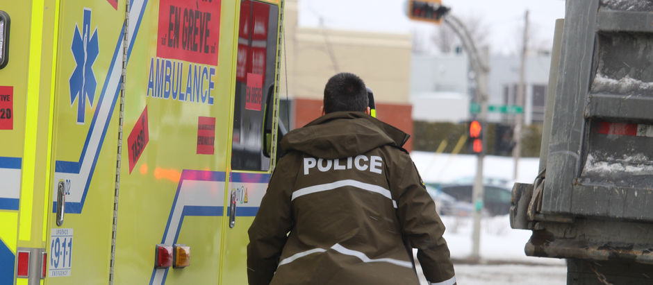 Une collision survenue à Larouche a gravement blessé une conductrice au Saguenay