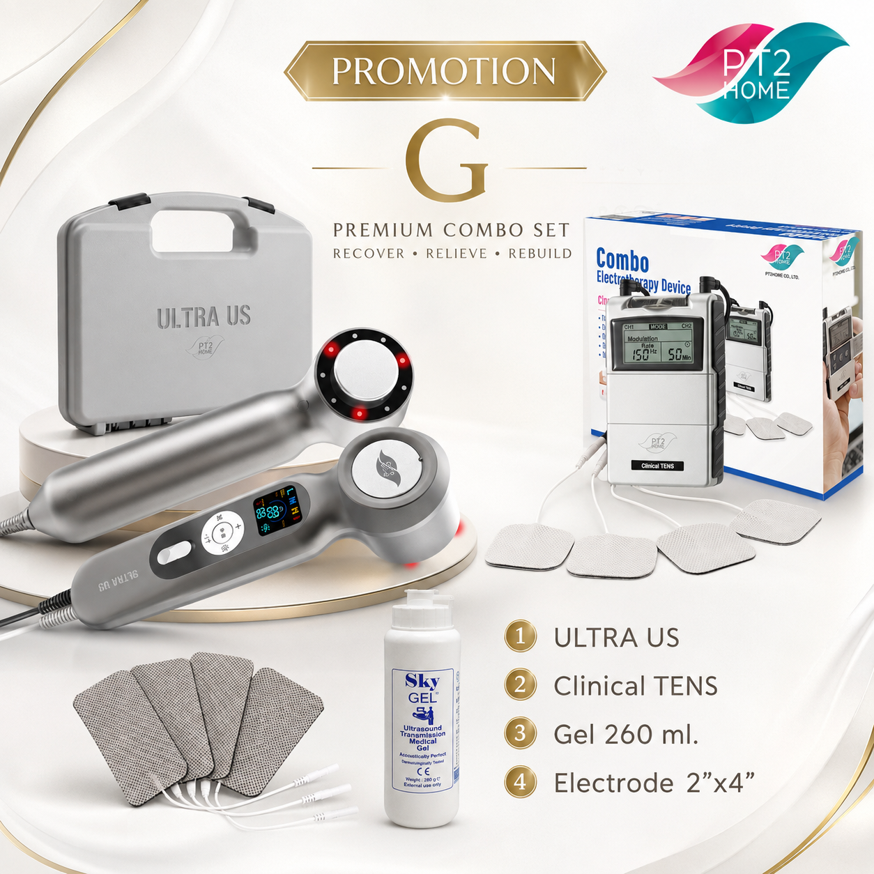 Set G : ULTRA US & Clinical TENS