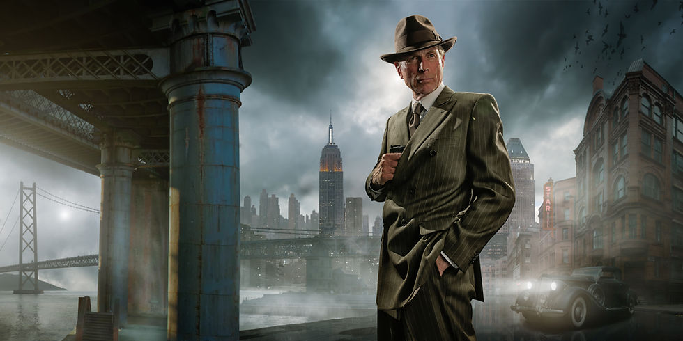 Detective In Cityscape