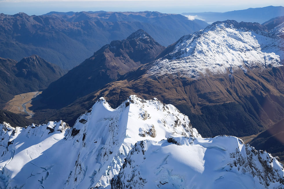 Scenic Flight Over the Mountains