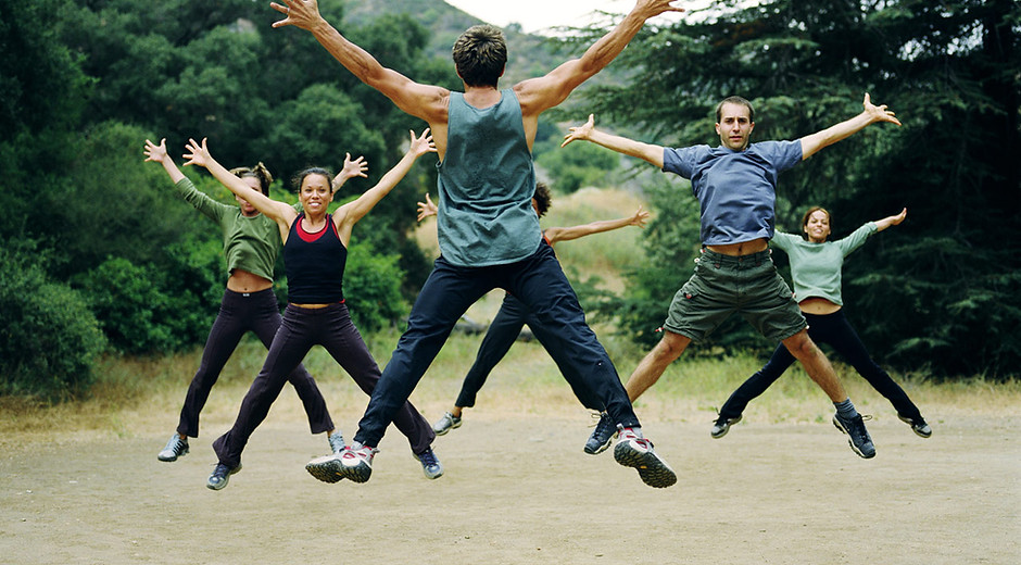 Fighting fatigue and jumping for joy