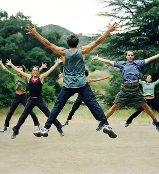 utomhus Aerobics
