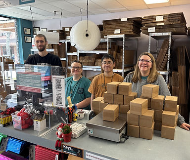 The Go Postal in Boone Shipping Team!