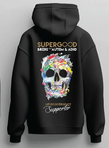 PULL OVER HOODIE | AUTISM SKULL
