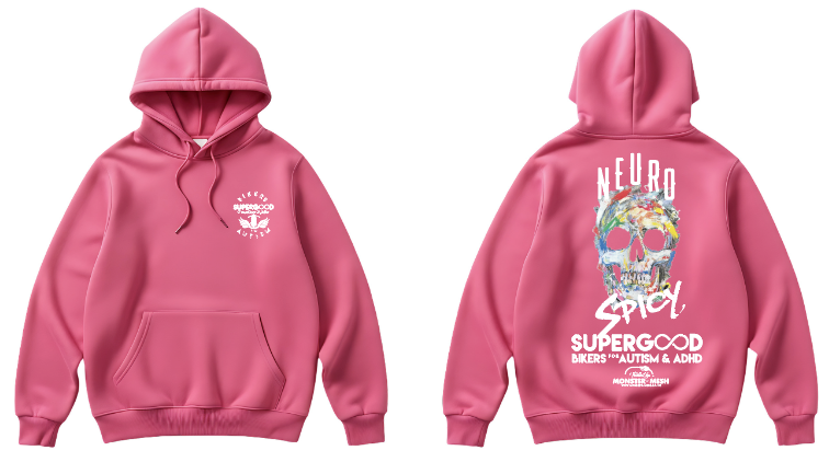 Thumbnail: PINK | SKULL HOODIE |  SELECT YOUR DESIGN