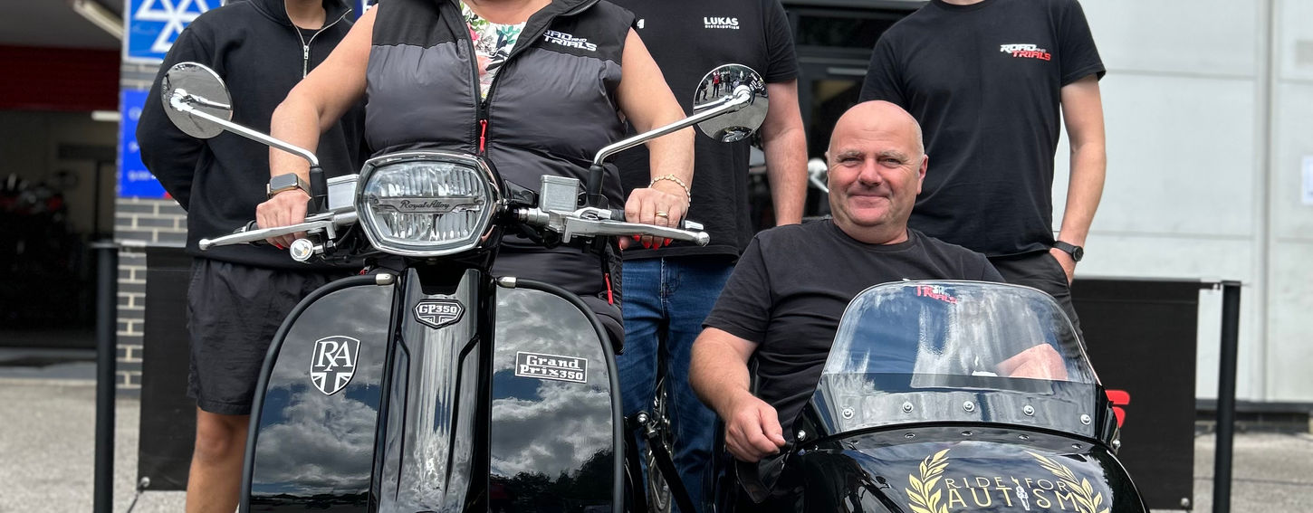 Road & Trials team pose for a photo