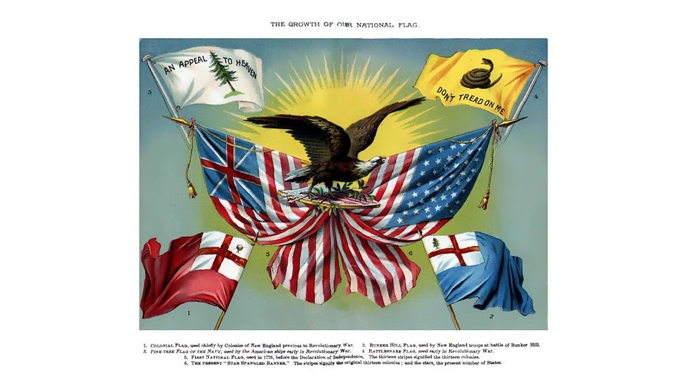 1885 - History of US Flags