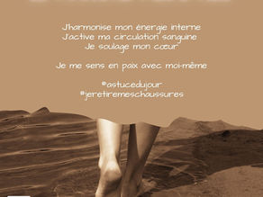 Je marche pieds nus au bureau, et c’est bien !