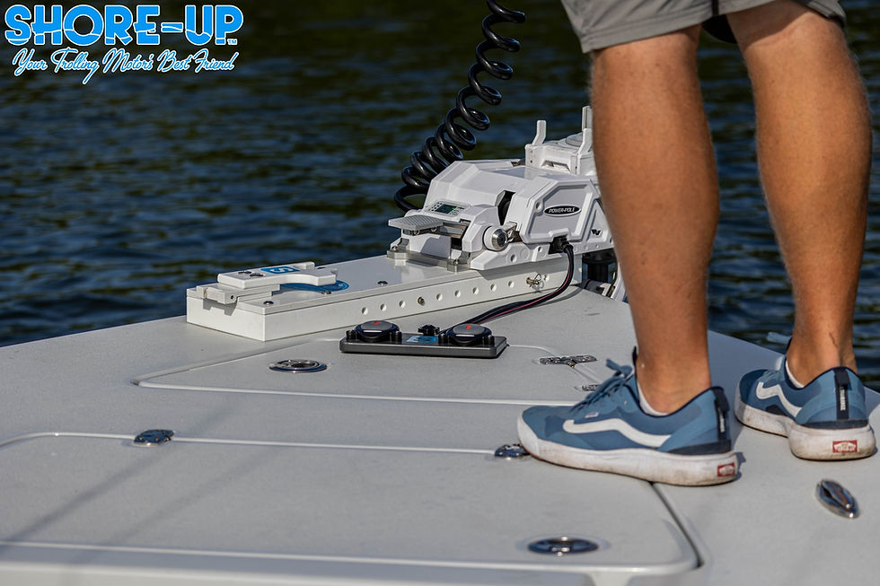 Power Pole foot control switch mounts