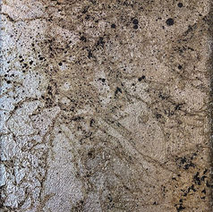 Brown eglomise paint sample 