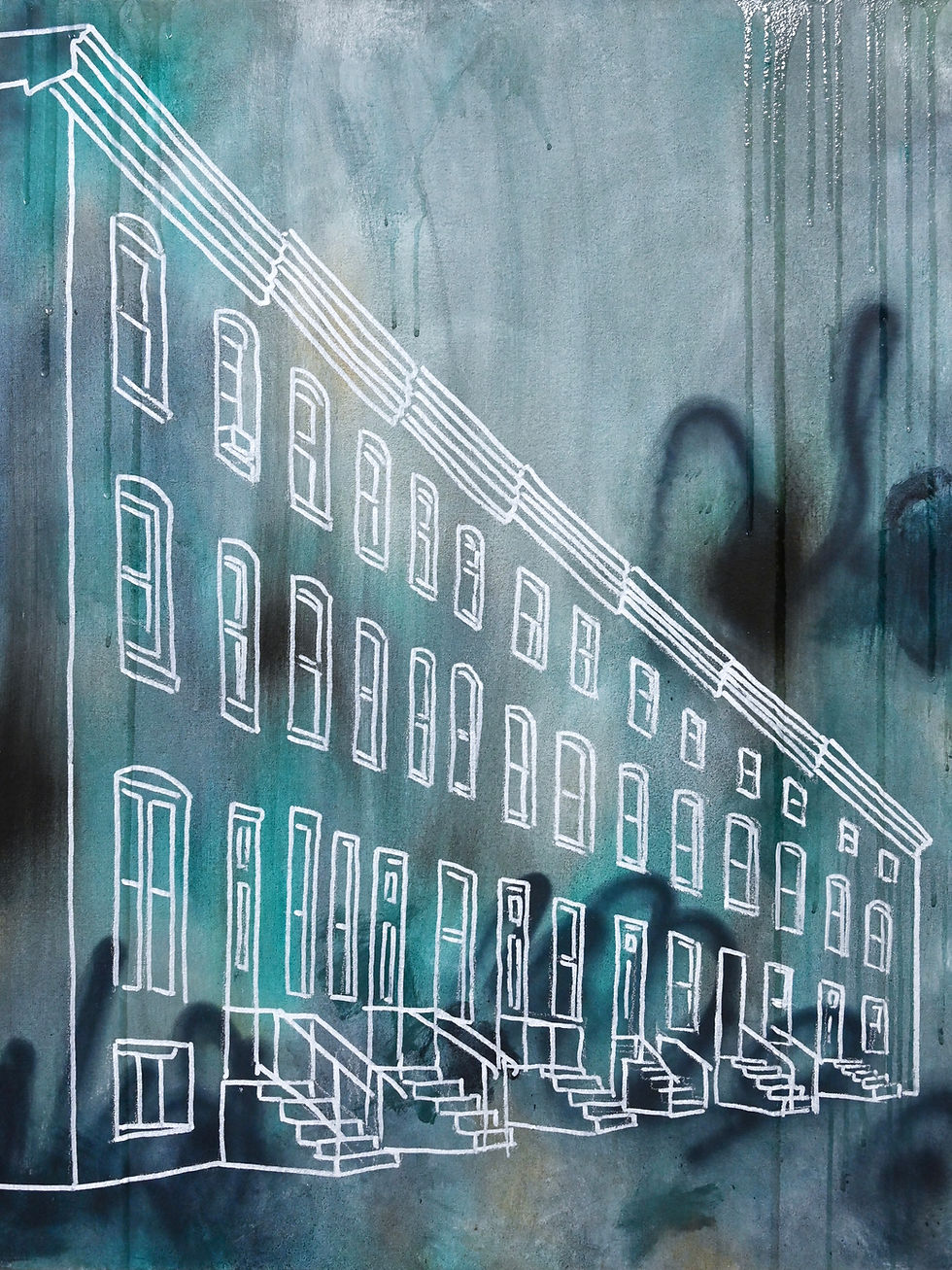 Thumbnail: White House Rowhouse, Diptych