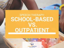 Speech Therapy: School-based vs. Outpatient