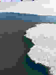 as the temperature changes, so does the size, shape, texture...of the moment