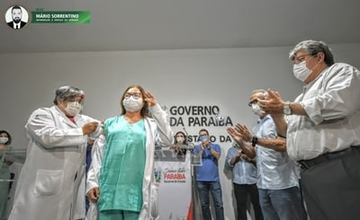 João Azevêdo inicia campanha de vacinação contra a Covid-19 e a distribuição das doses dos imuniz...