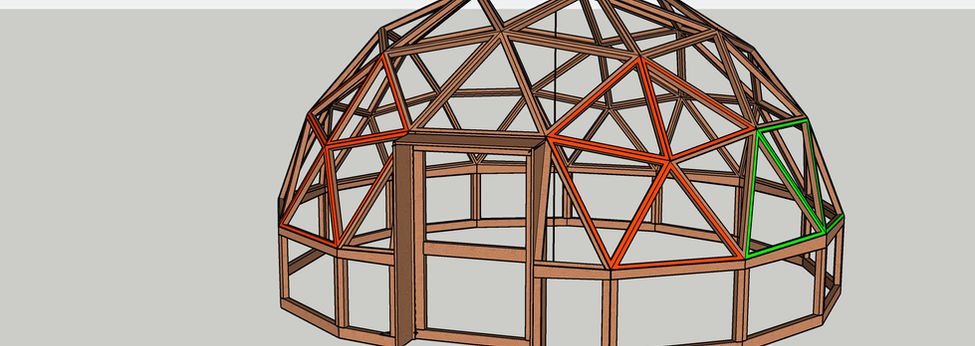 6m Geodome 3/8 Sphäre