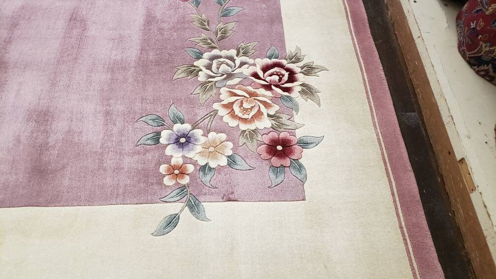 Chinese Art Deco Peking rug 120 line wool hand knotted excellent quality wool