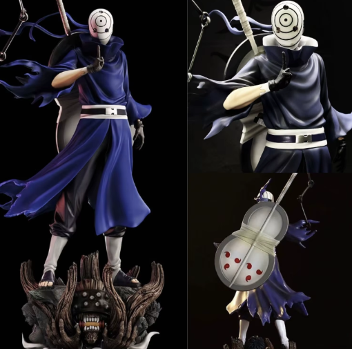 Thumbnail: Naruto Shippuden Obito Uchiha GK Figure with 2 Interchangeable Heads
