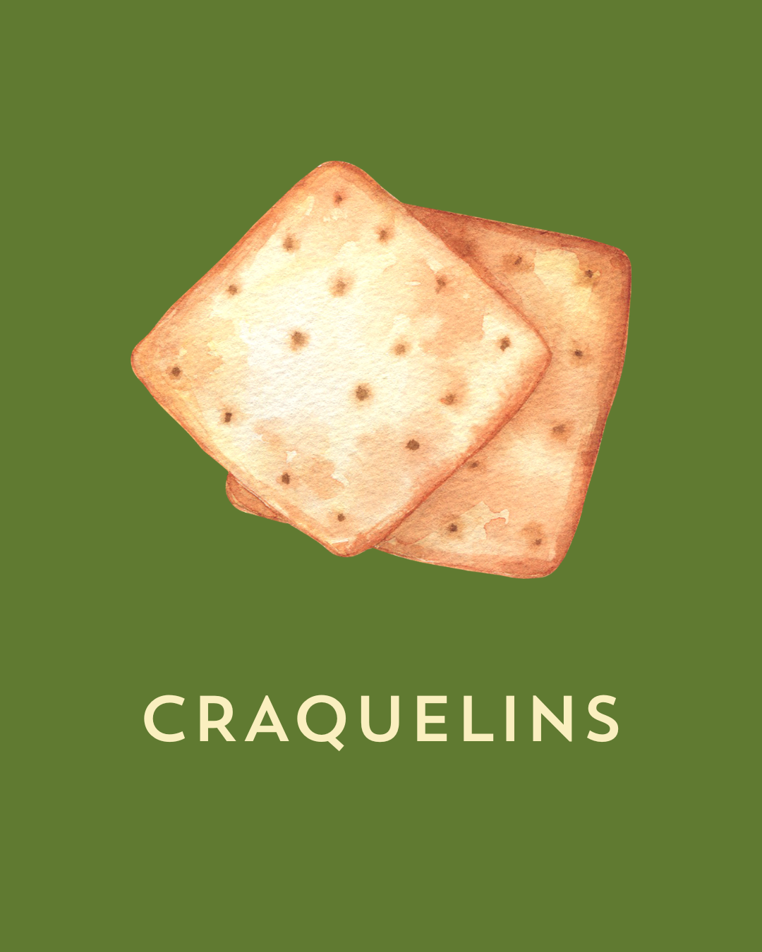 Craquelins salés