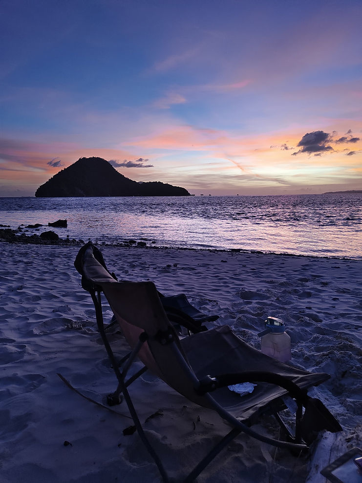 Sunset chill with your friends