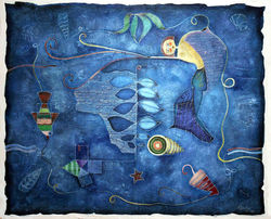 La sirena de Alberto 81 x 100