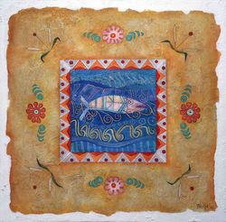 En el agua 66,5 x 66