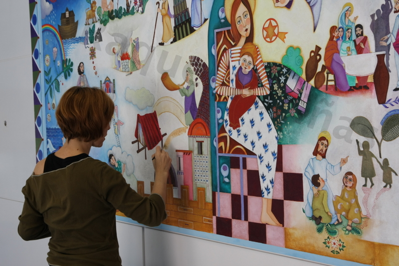proceso mural Sta. Mª La Blanca