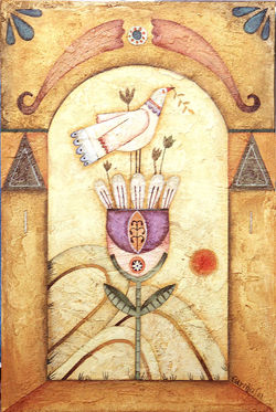 Pájaro de la esperanza 40 x 26,5