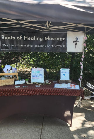 Roots of Healing Massage at the Redding Farmers Markets (photo 4 of 6)