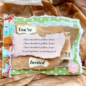 A Home to Keep: DIY! Textured Torn Edged Card
