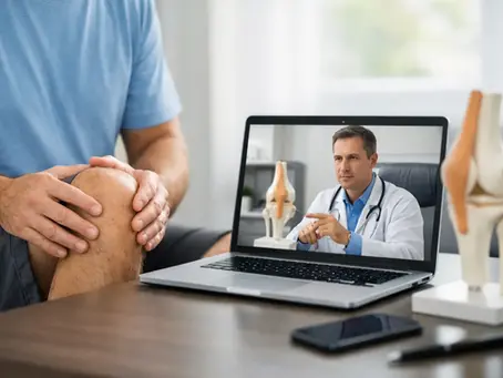 Consulta ortopédica on-line com especialista em joelho