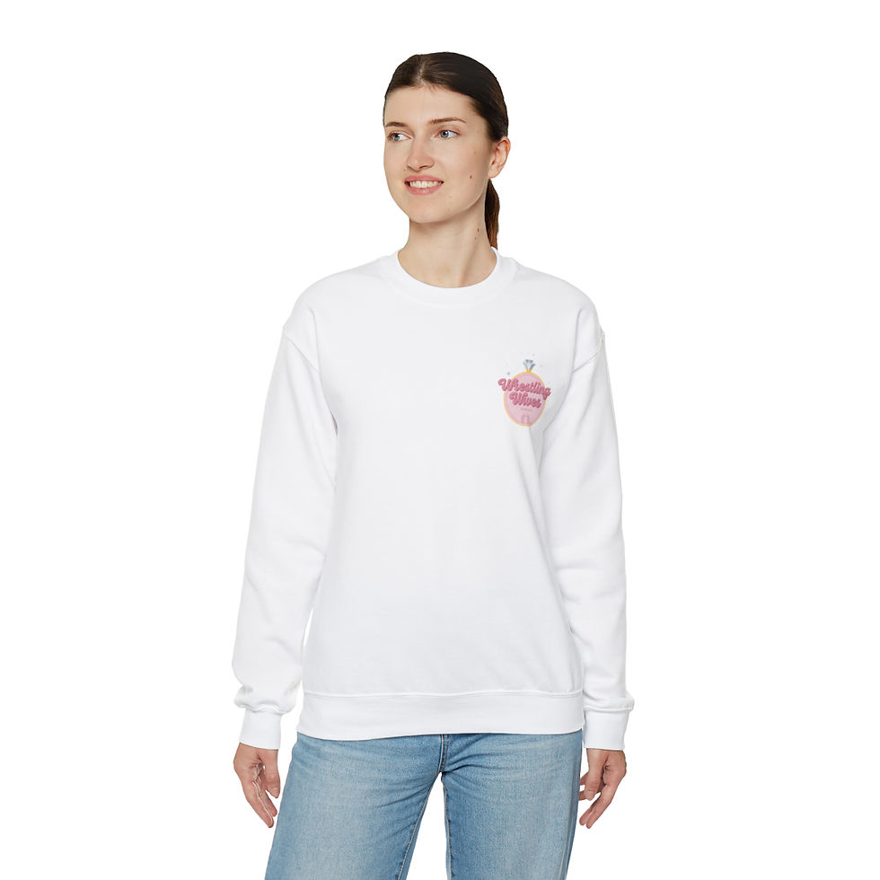 Thumbnail: Wrestling Wives Podcast Unisex Heavy Blend™ Crewneck Sweatshirt