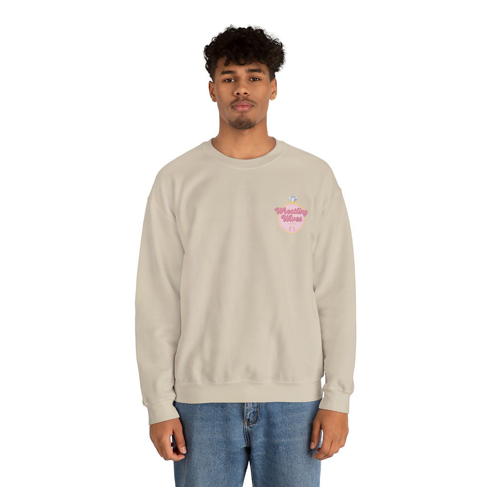 Thumbnail: Wrestling Wives Podcast Unisex Heavy Blend™ Crewneck Sweatshirt