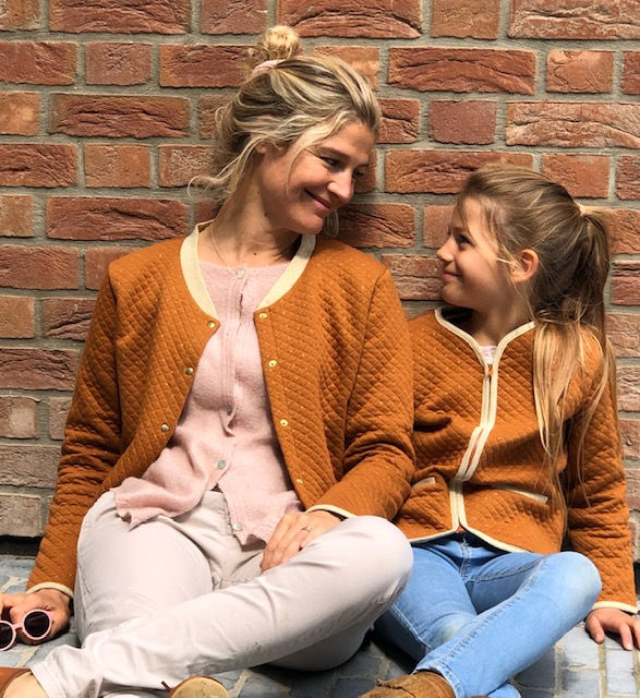 Miniature : Veste Youpille Ocre & Pois Dorés