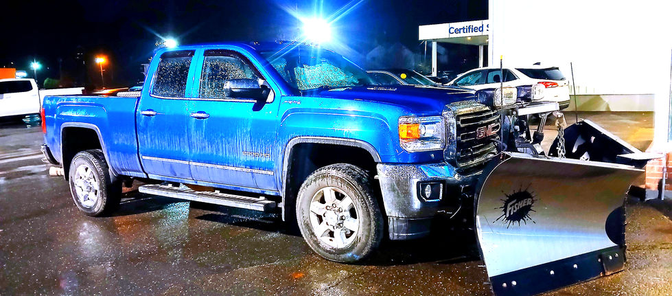 Plow truck as we bought it.