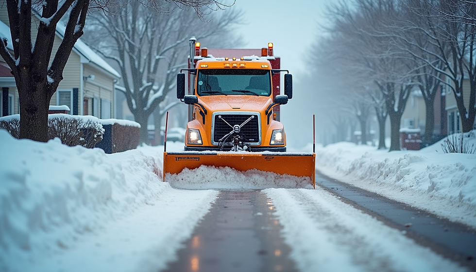 Efficient Snow Plowing for Winter Safety