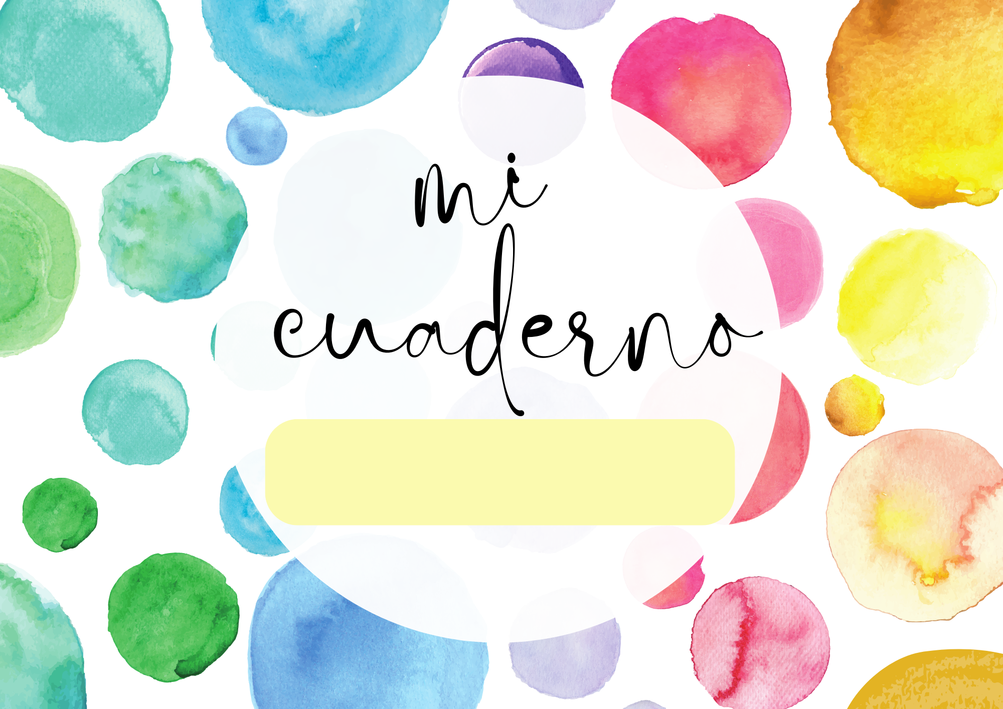 Cuaderno MIX infantil