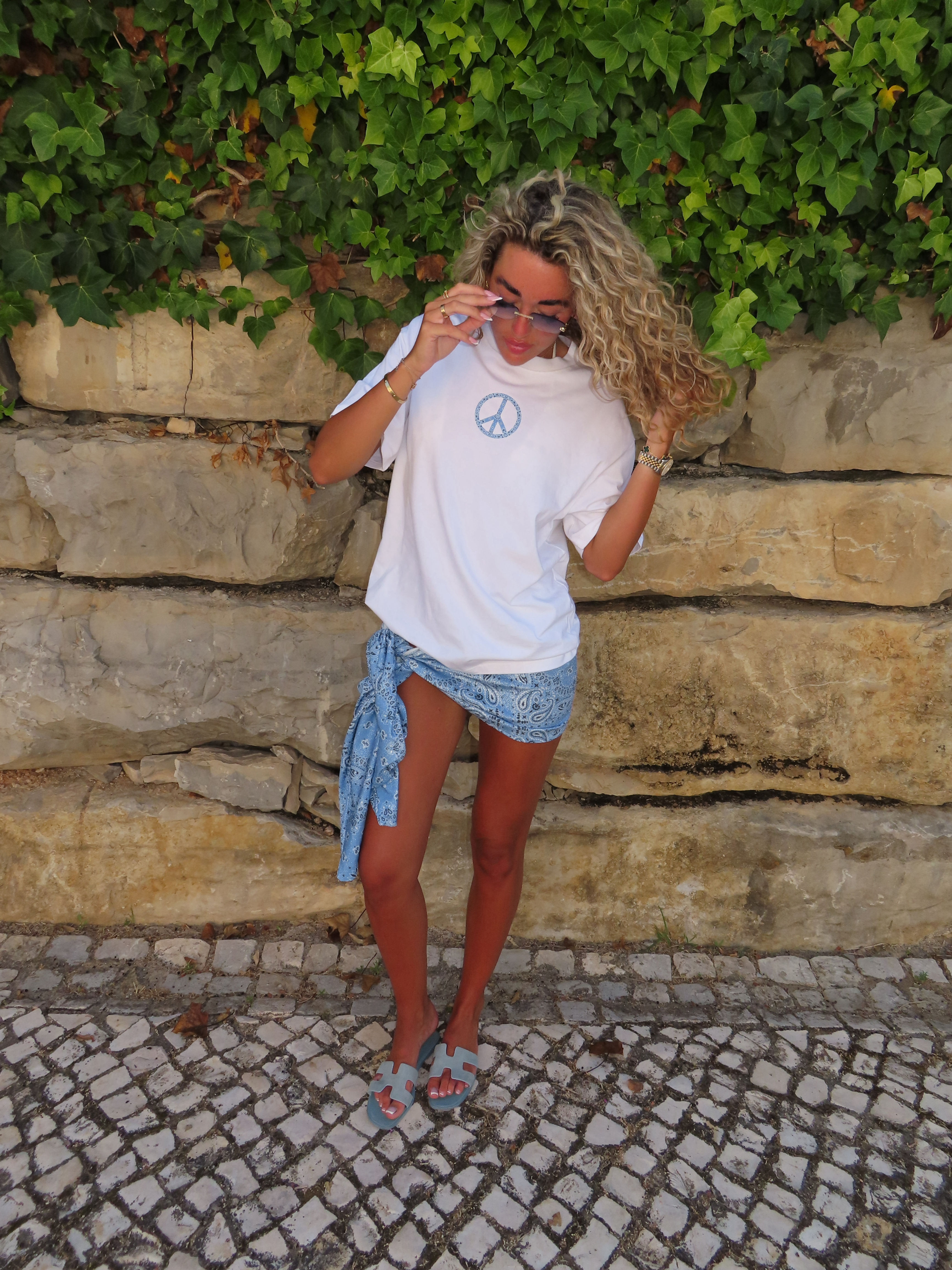 Ibiza lurex sarong 