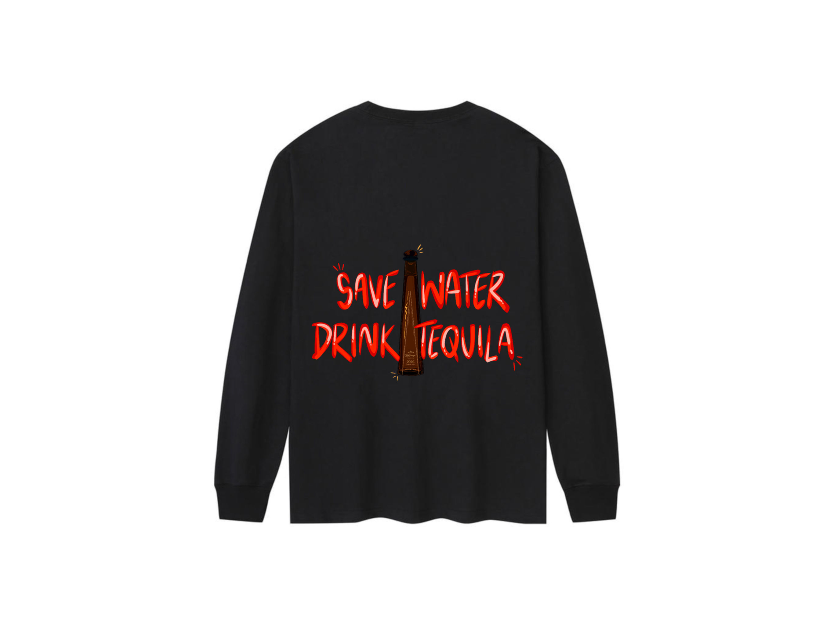 Save water long sleeve tee