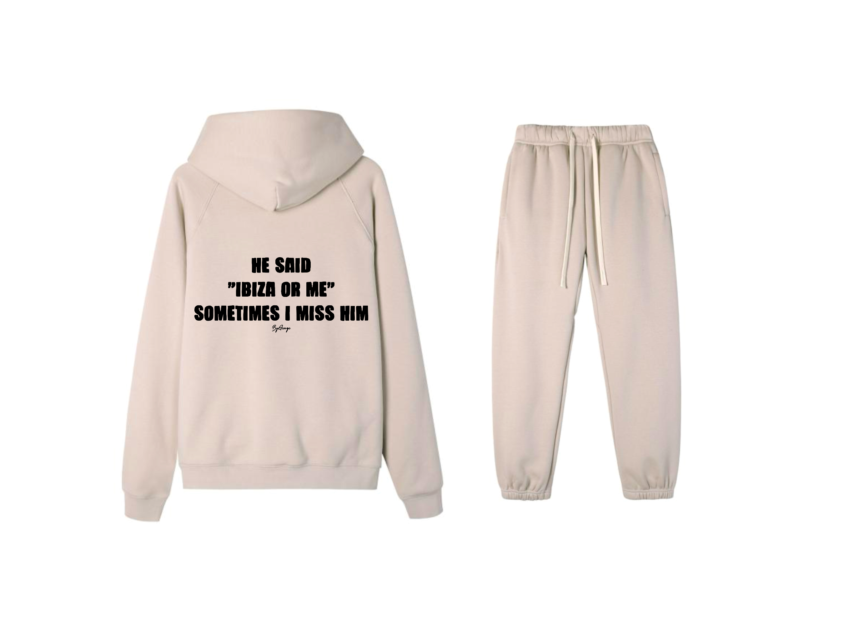 Sometimes I miss him cuffed bottom tracksuit