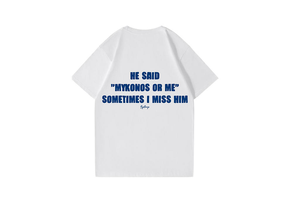 Thumbnail: Sometimes I miss him oversized tee 