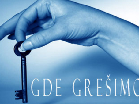 Za uspeh smo svi rođeni. Pa, gde onda grešimo?