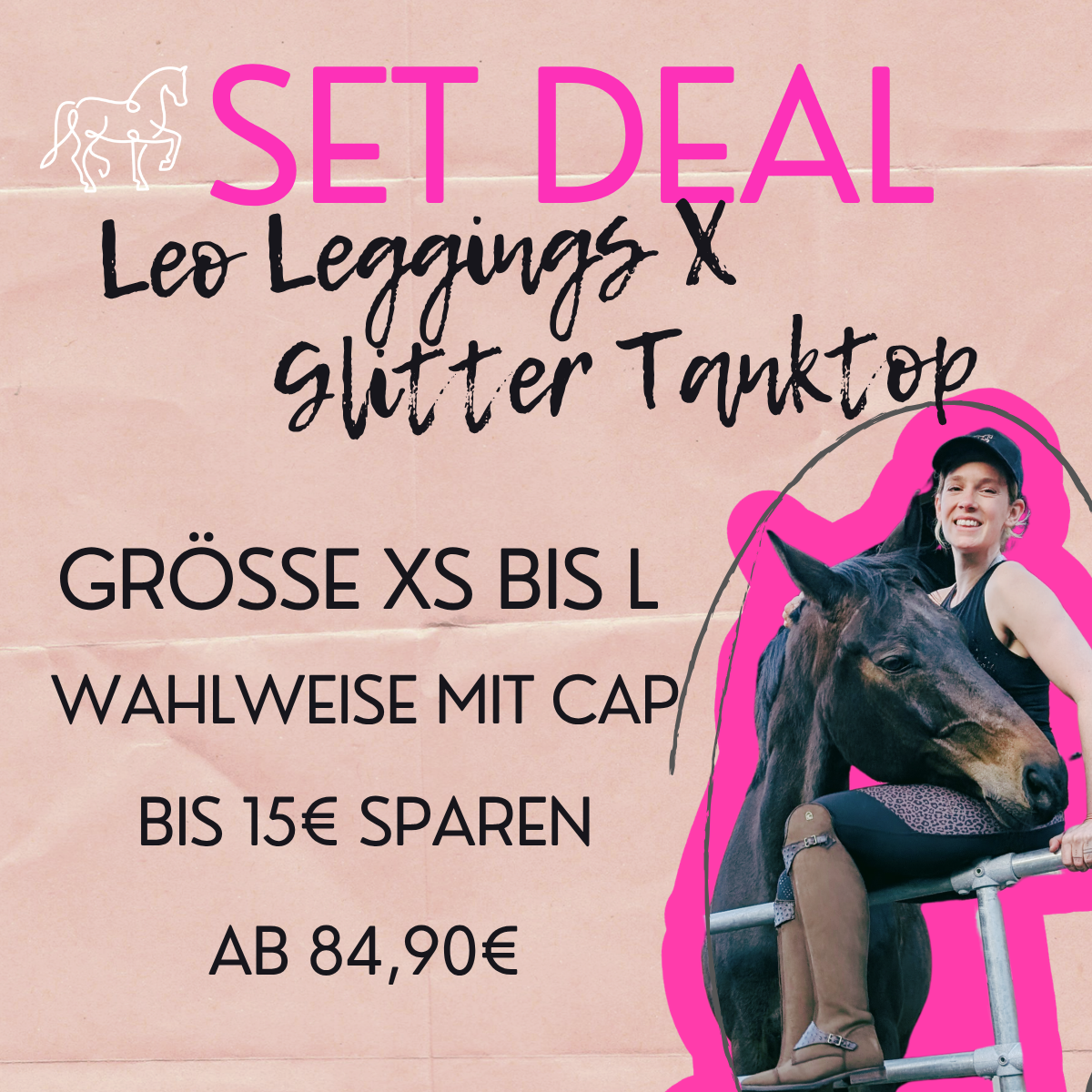SET DEAL | Reitleggings LEO+ Tanktop