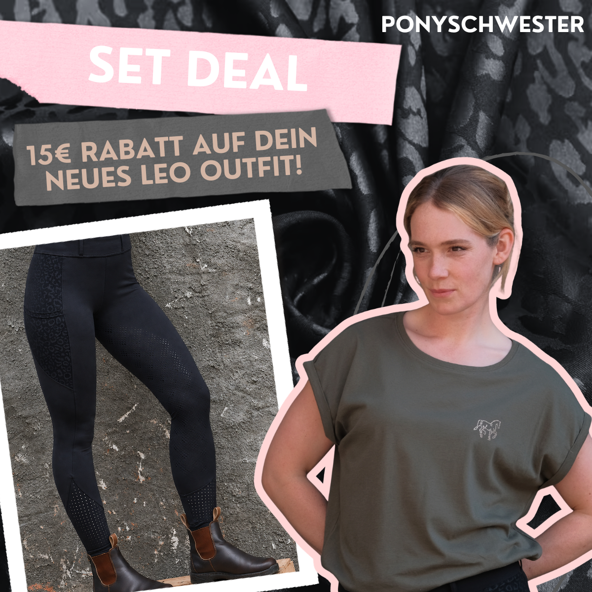 PRE SALE | EASY LEO | Loose Fit Shirt +Reitleggings |