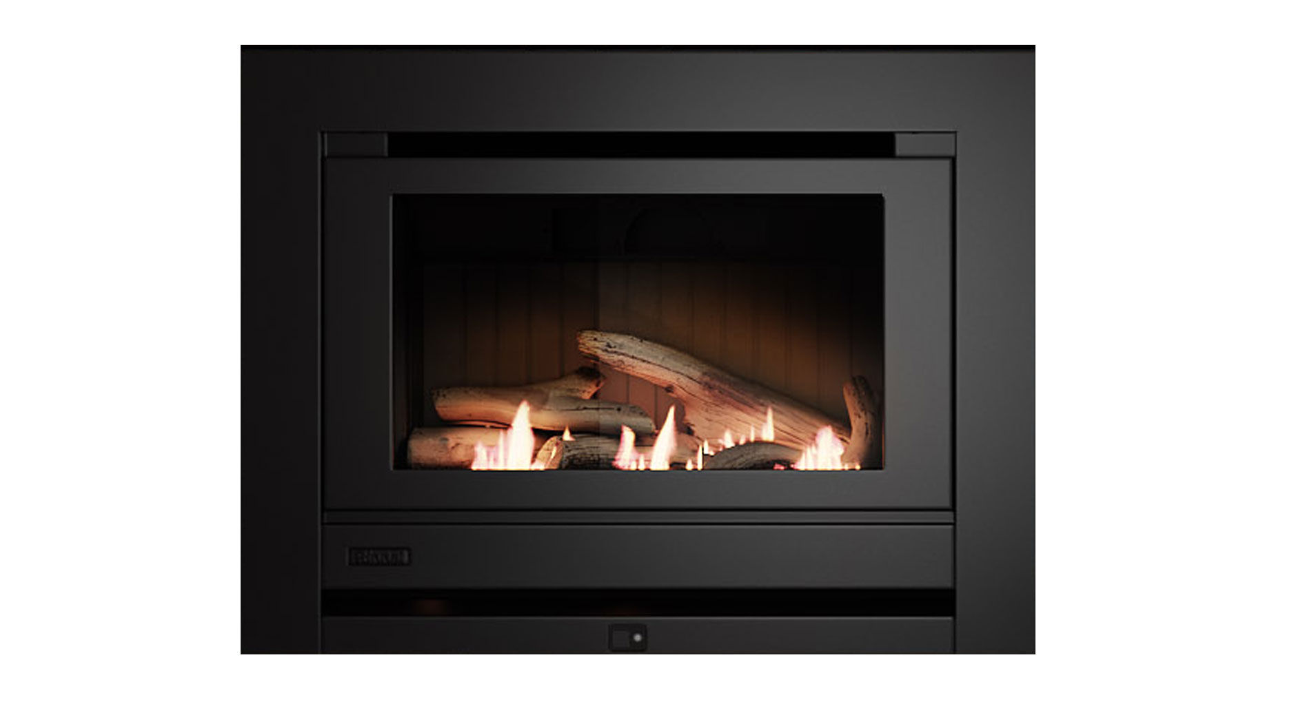 Rinnai SS850 Inbuilt - 30 MJ Indoor Gas Fire