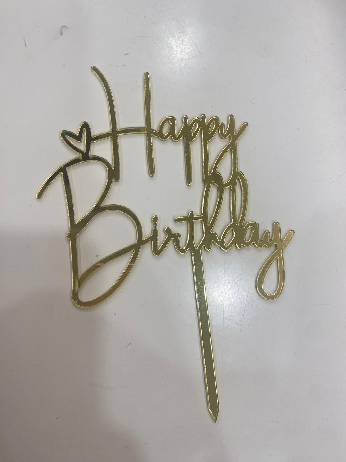 Happy Birthday Plaque B